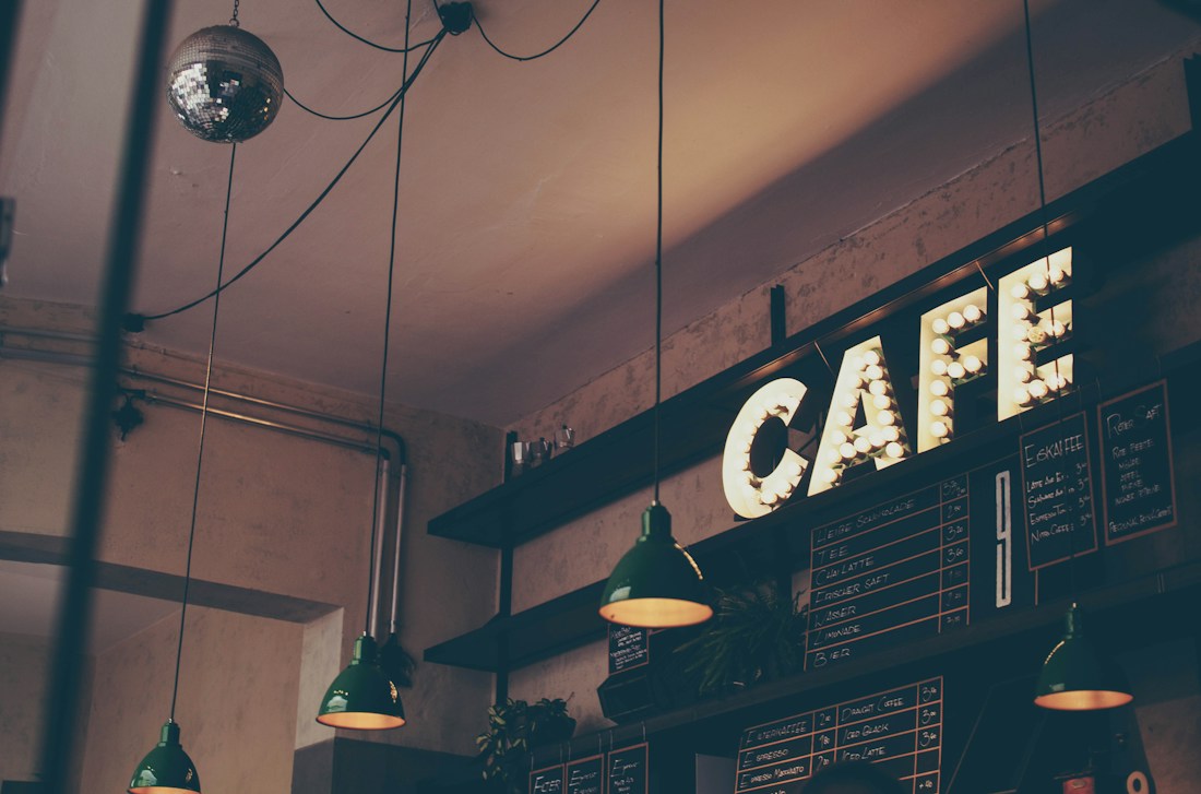 Illustrative café interior